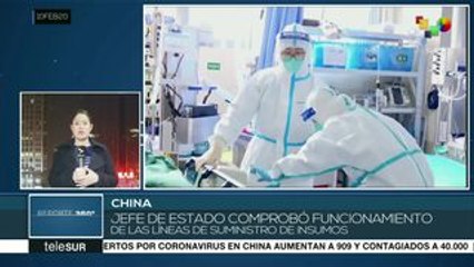 China: presidente Jinping supervisa labor contra coronavirus