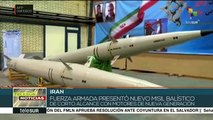 Presenta Irán misiles balísticos impulsados por motores para satélites