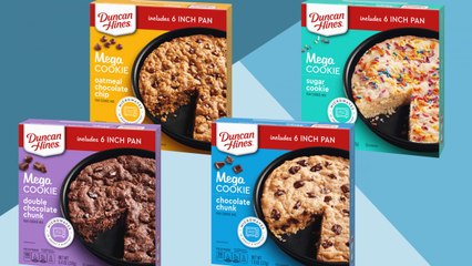 Duncan Hines' New Mega Cookies Are a Half-Foot of Sweet, Sugary Goodness