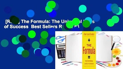 [Read] The Formula: The Universal Laws of Success  Best Sellers Rank : #3