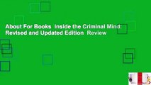 About For Books  Inside the Criminal Mind: Revised and Updated Edition  Review