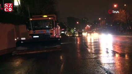 İstanbul'da dolu etkili oldu!