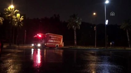 Tuzla'da askeri alanda yangın çıktı