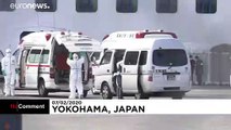 قرنطینه کشتی در سواحل ژاپن به دلیل بیم از شیوع ویروس کرونا