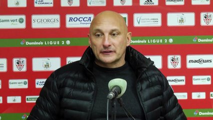 ACA-AJA (2-3): réaction d'après-match d'Olivier Pantaloni
