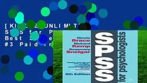 [KINDLE UNLIMITED] SPSS for Psychologists Best Sellers Rank : #3 Paid in Kindle Store