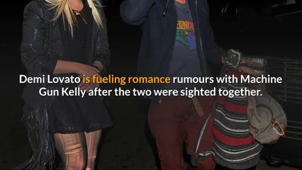 Demi Lovato, Machine Gun Kelly spark romance buzz after their PDA breaks the internet