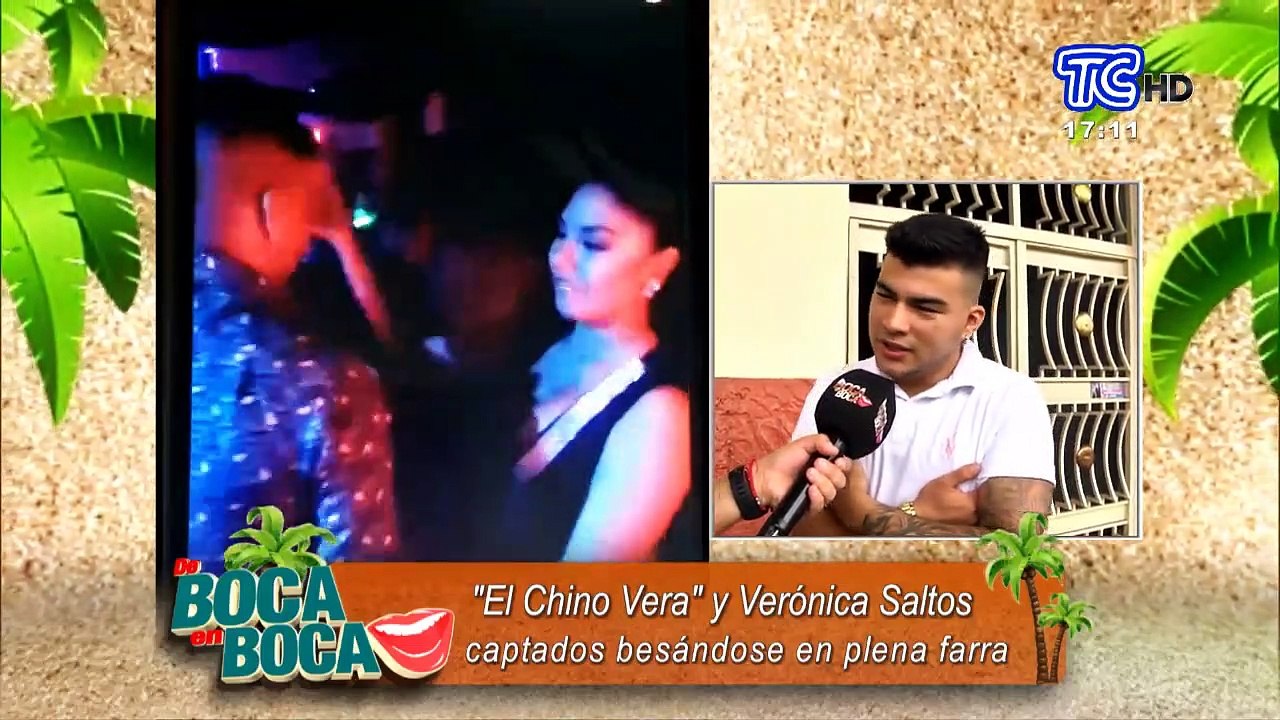 VIDEO | 'El Chino Vera' y Verónica Saltos besándose: "estamos saliendo"