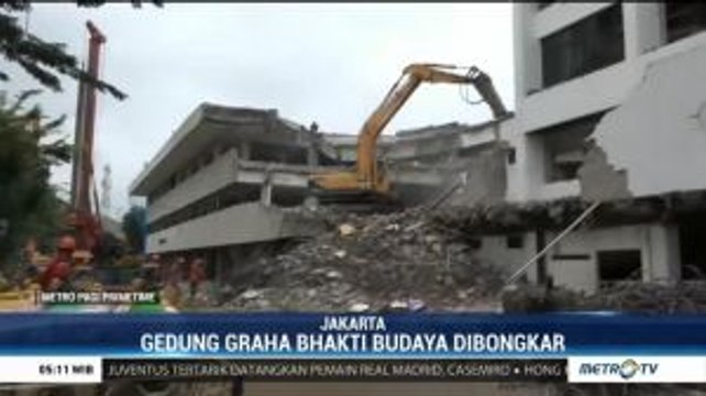 Revitalisasi TIM Tahap II, Gedung Graha Bhakti Dibongkar