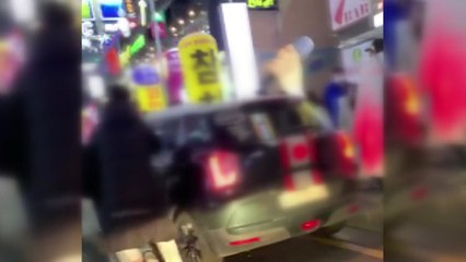 수원 인계동서 사람 치고 차 4대 박은 만취 운전자 / YTN