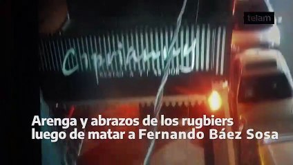 Crimen de Villa Gesell- El video de los rugbiers después del ataque