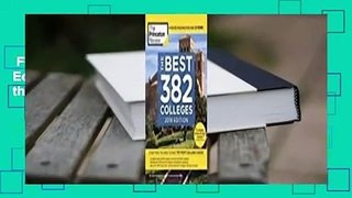 Full E-book  The Best 382 Colleges, 2018 Edition: Everything You Need to Make the Right College