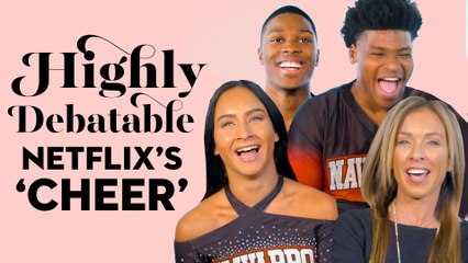The Cast Of Netflix's 'Cheer' Answers Impossible Questions | Highly Debatable | Good Housekeeping