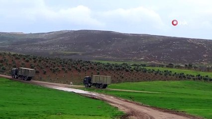 Suriye sınırına mühimmat sevkiyatı