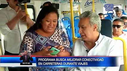 VIDEO | Presidente Moreno verificó el plan 'Ecuador Digital' que busca conectar a todo el país