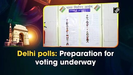 Delhi polls: Preparation for voting underway