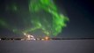 Watch as the Northern Lights dance across the sky