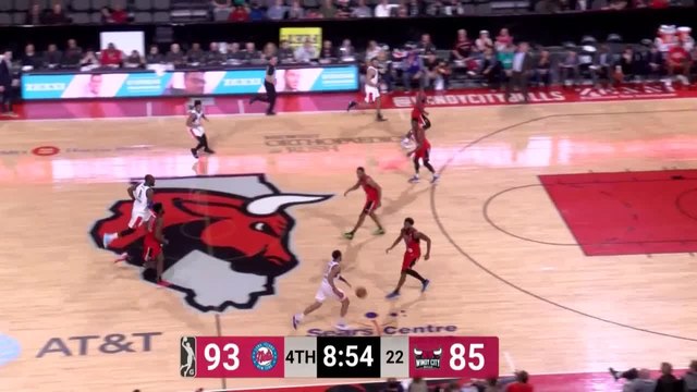 Adam Mokoka rises up and throws it down