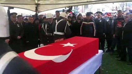 Çığ şehidi Jandarma Uzman Çavuş Özgür Işık son yolculuğuna uğurlanıyor