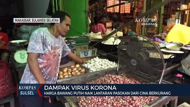 Harga Bawang Putih Di Pasar Tradisional Terong Merangkak Naik
