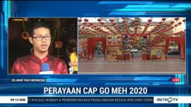 Persiapan Perayaan Cap Go Meh di Maha Vihara Maitreya Medan