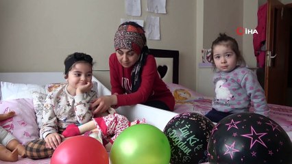 Virüs yüzünden yürüyemeyen küçük Esin'e Kırıkkale Valiliği sahip çıktı