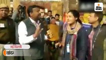 कांग्रेस प्रत्याशी अलका लांबा ने आप कार्यकर्ता को थप्पड़ मारने की कोशिश की, विश्वास का केजरीवाल पर तंज