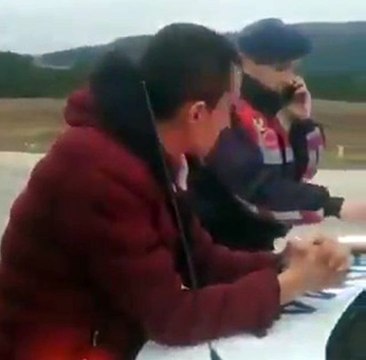 Jandarmayı böyle tehdit etti: Amcam MHP İlçe Başkanı kimin t.şağı daha büyük göreceğiz