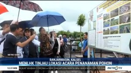 Hari Pers Nasional 2020, Menteri LHK Tinjau Lokasi Penanaman Pohon di Kalsel