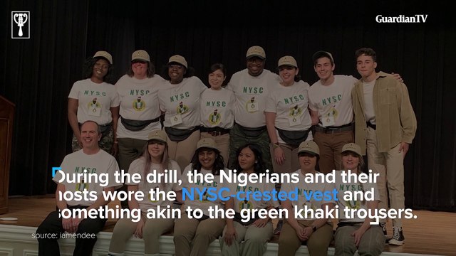 Nigerian students abroad re-enacts NYSC experience