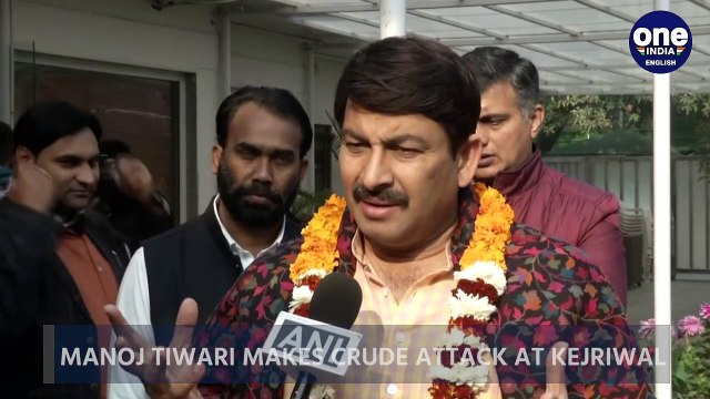 Delhi Assembly polls: Manoj Tiwari says Kejriwal defiled Lord Hanuman | OneIndia News