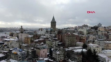 Eminönü, galata ve çevresi havadan görüntülendi