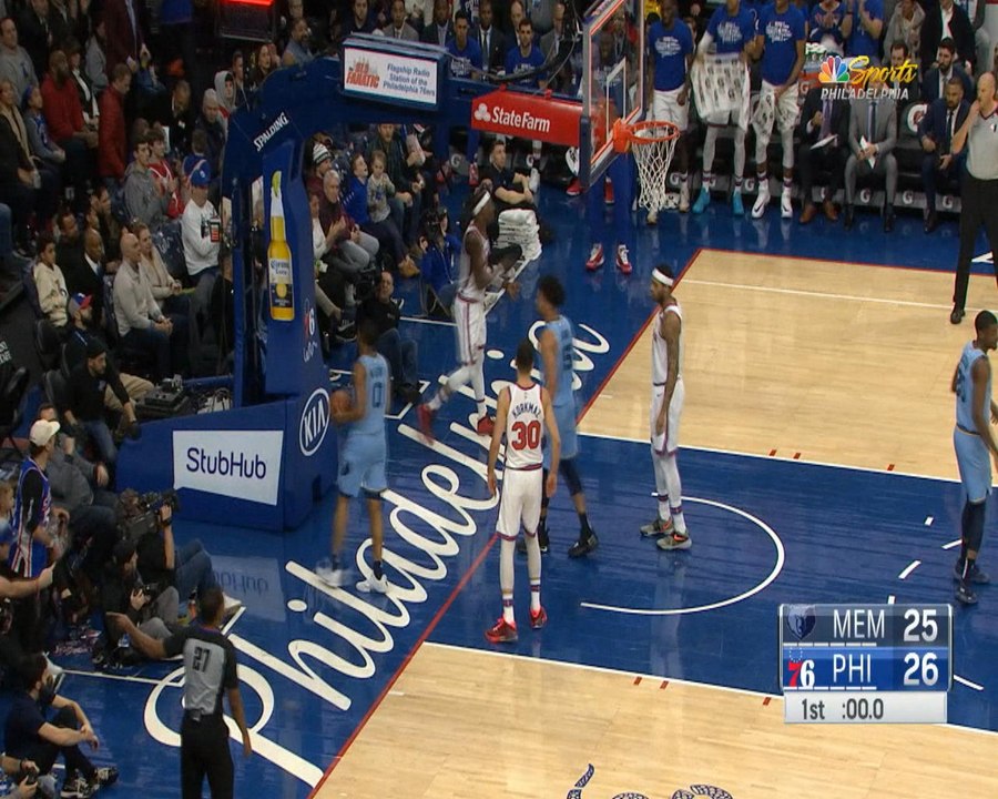 Josh Richardson makes huge chasedown block