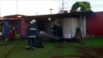 Princípio de incêndio mobiliza Corpo de Bombeiros à Rua Cuiabá