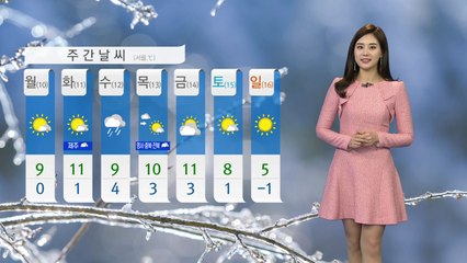 [날씨] 아침 반짝 추위...동해안 밤사이 많은 눈 / YTN