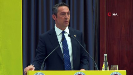 Fenerbahçe Başkanı Ali Koç'un açıklamaları -1-