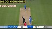 India Vs New Zealand 2nd ODI Match Full Match Highlights