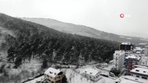 Aydos Ormanı’nda Hayran Bırakan Kar Manzarası