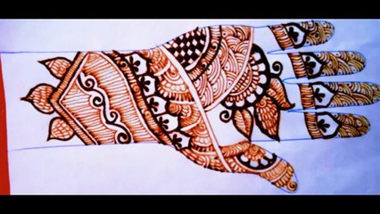 Amazing Mehndi Design For Front Hands