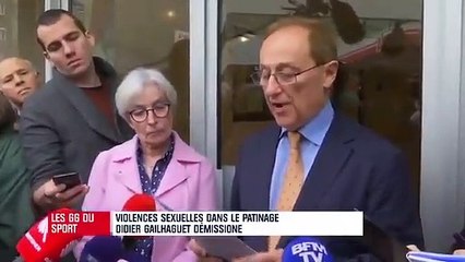 Patinage -  Didier Gailhaguet, président de la Fédération des sports de glace : "J’ai pris avec philosophie, dignité, la tête haute, la décision de démissionner"