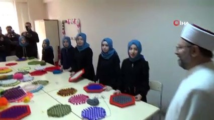Diyanet İşleri Başkanı Erbaş, Kahramanmaraş'ta Kur’an kursu açtı