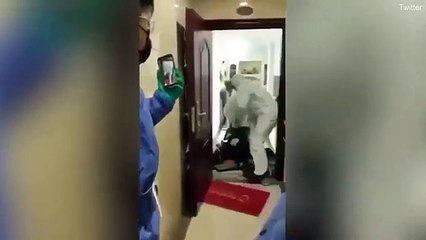 Çin'de şok görüntüler ! Ev ev gezip gözaltına alıyorlar