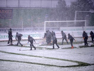 Giresunspor-İstanbulspor maçı tatil edildi