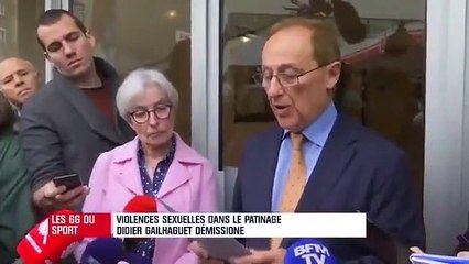 Le Fil Actu - Patinage - Didier Gailhaguet, président de la Fédération des sports de glace : "J’ai pris avec philosophie, dignité, la tête haute, la décision de démissionner"