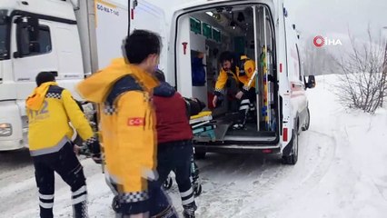 Yoldan çıkan cip şarampole uçtu: 6 yaralı