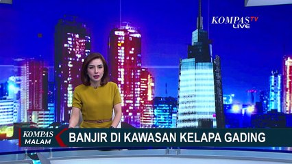 Banjir di Kawasan Kelapa Gading, Laju Kendaraan Terhambat