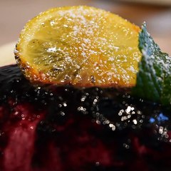 Fresh Blueberry Cheesecake With Homemade Crust