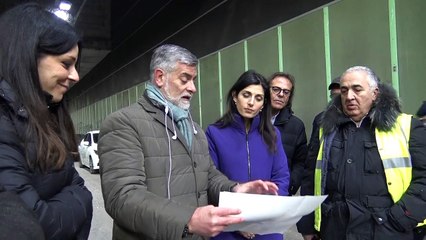 Raggi - Sopralluogo nella Galleria Giovanni XXIII (08.02.20)