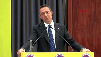 Spor fenerbahçe başkanı ali koç'un açıklamaları