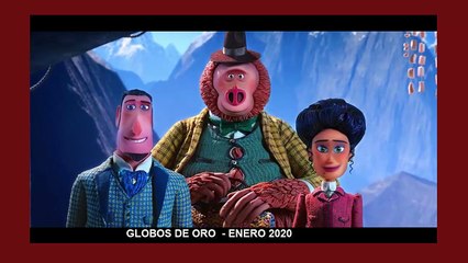 Nicolas Veracierta enla gala de lo Globos de Oro 2020